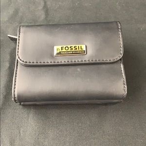 Fossil genuine leather mini wallet